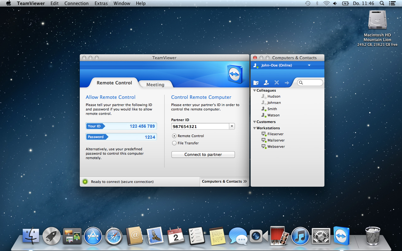 ... download teamviewer remote tab for mac download teamviewer meeting tab